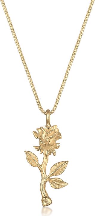 Immagine prodotto Elli Box Chain mit Rosen-Anhänger (Argento, 45 cm)