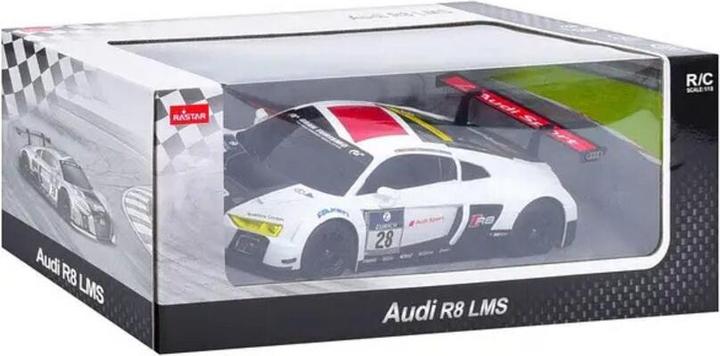 Actual product image Rastar Audi R8 LMS R/C 1:24 biało czarne