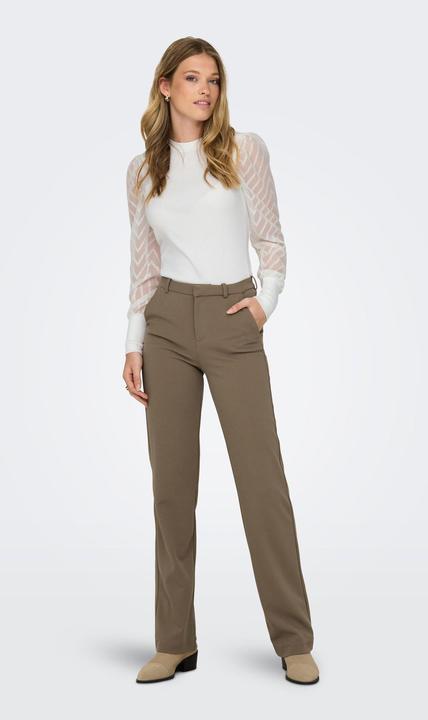 Image du produit Only Coupe droite Pantalon taille moyenne (XL)