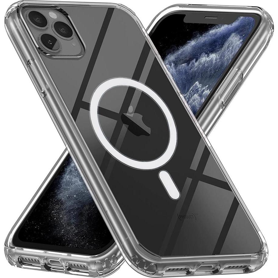 Screenguard MagSafe Clear Case (Apple iPhone 11 Pro Max), Smartphone Hülle, Transparent
