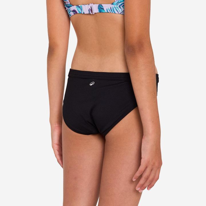 Actual product image Olaian Bikini-Hose Surfen Mädchen Alma Hao schwarz