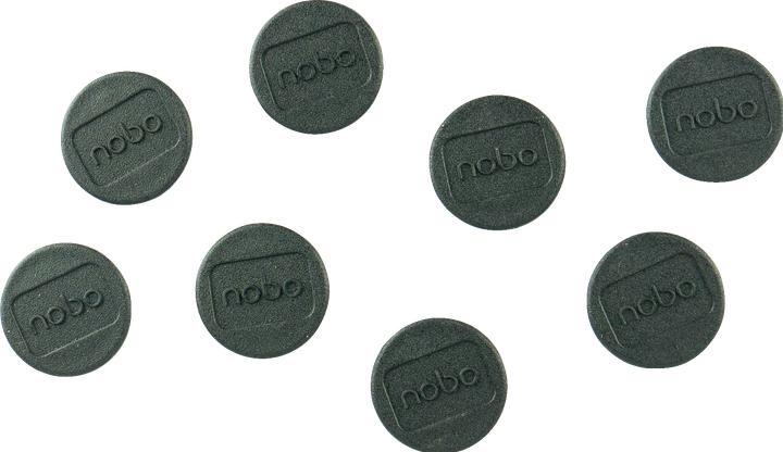 Actual product image Nobo Magnet Ø 2 cm 8 pieces, black (8 x)