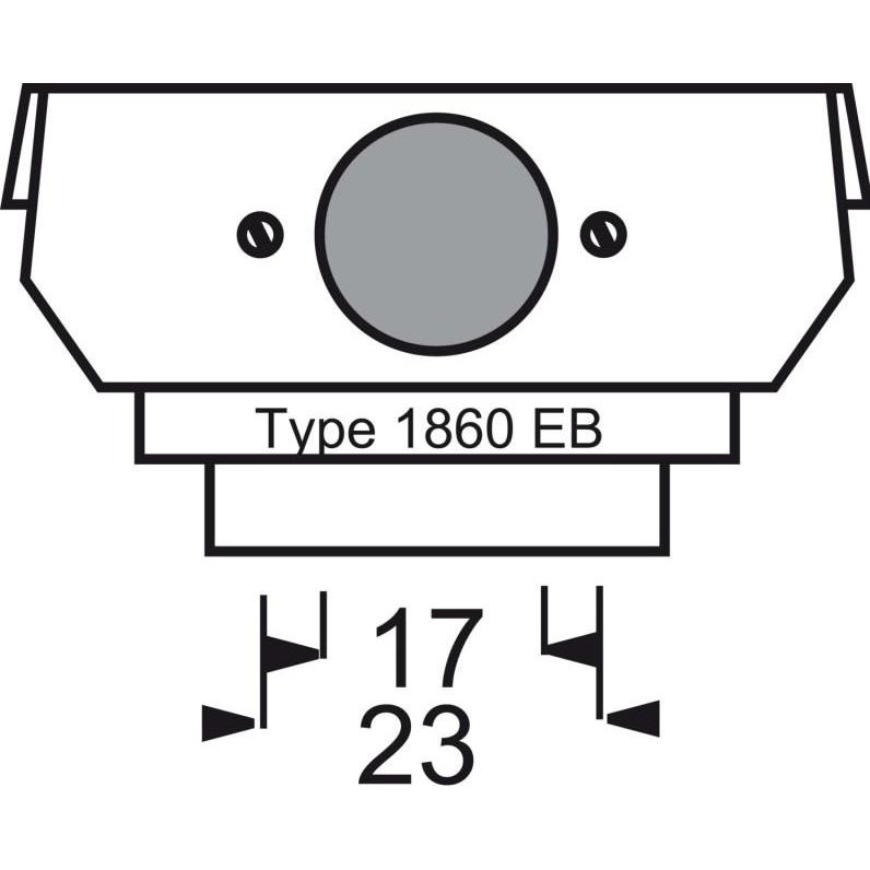 Thumbnail - Busch-Jaeger, Zubehör Schalterprogramm, Sockel Dioden-Einbaubuchse für 2CKA001764A0117