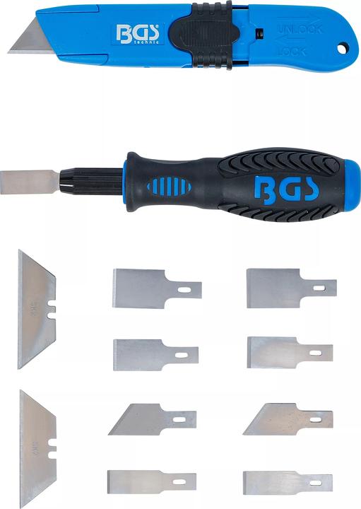 Actual product image BGS Scraper & Knife Set 27 pcs. (630 mm)