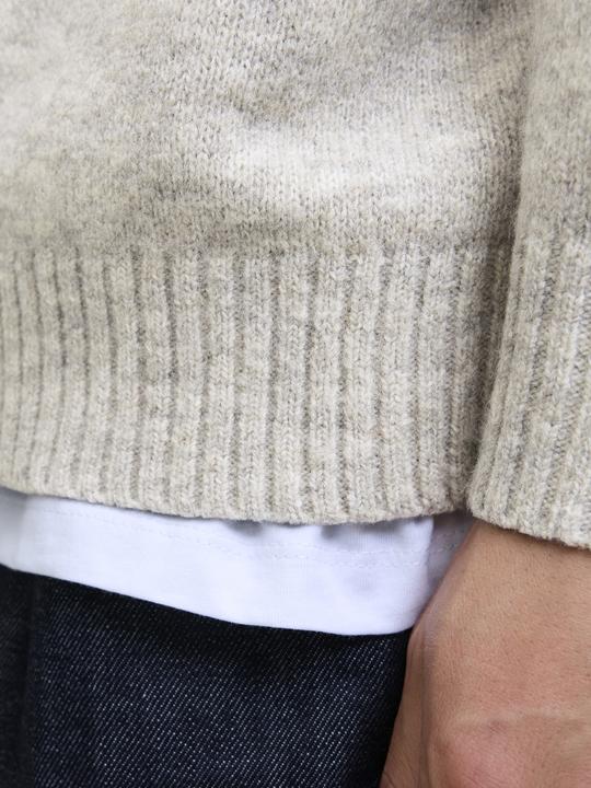 Actual product image Jack & Jones Jjsoho Ollie Knit Split Neck Ln (L)
