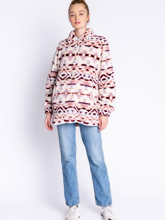 Immagine prodotto Pj Salvage Giacca in felpa Cozy Shacket (S)