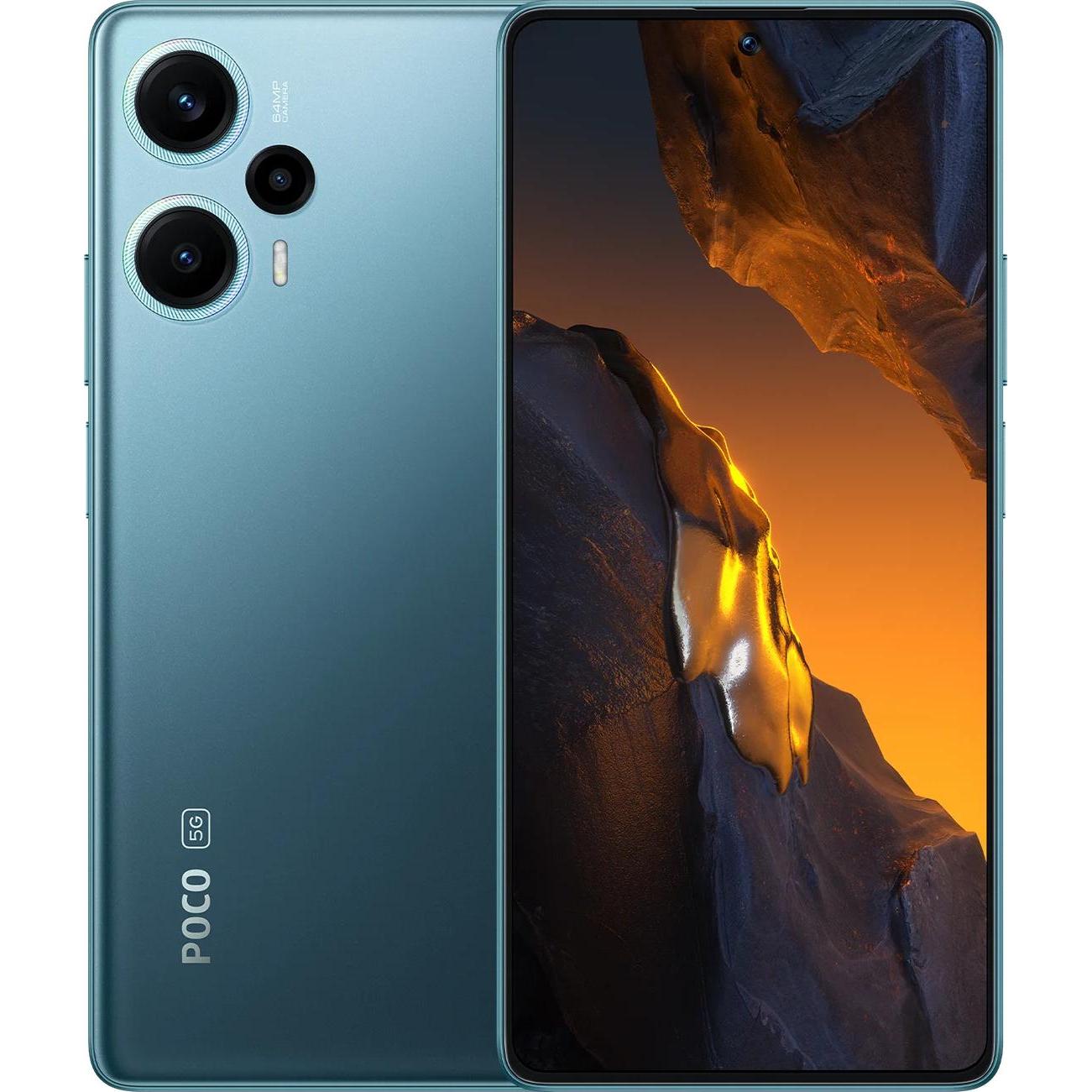 Xiaomi Poco F5 5G (256 GB, Blau, 6.67", Dual SIM, 5G), Smartphone, Blau