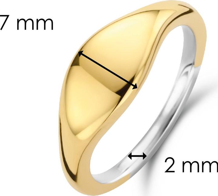 Immagine prodotto Ti Sento Milano Anello Geometria placcato oro 12223SY (56, 925 Argento)