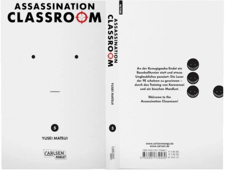 Produktbild Assassination Classroom, Band 5 (Deutsch, Yusei Matsui, 2015)