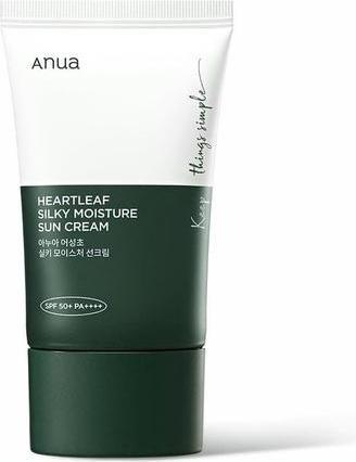 Actual product image Anua Heartleaf Silky Moisture (Suntan cream, SPF 50+, 50 ml)