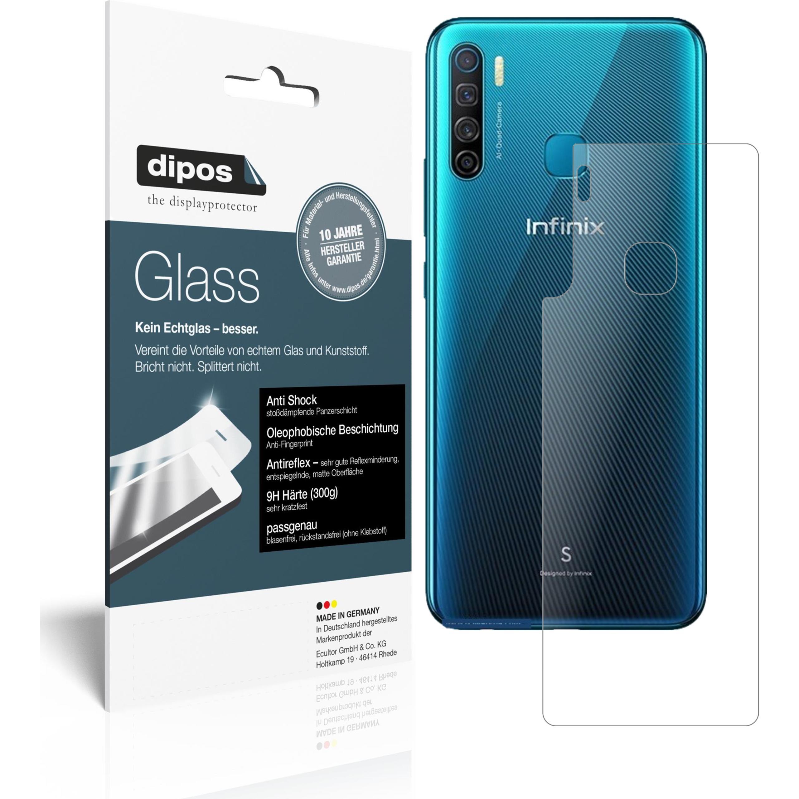 Dipos Displayschutz Anti-Shock (1 Stück, Infinix S5 lite), Smartphone Schutzfolie, Transparent