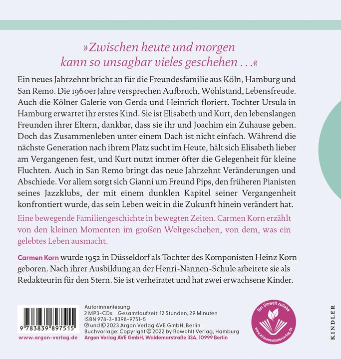 Actual product image Between today and tomorrow (Carmen Korn, German)