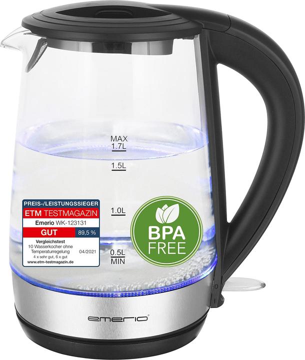 Emerio Wasserkocher (1.70 l, EU plug)