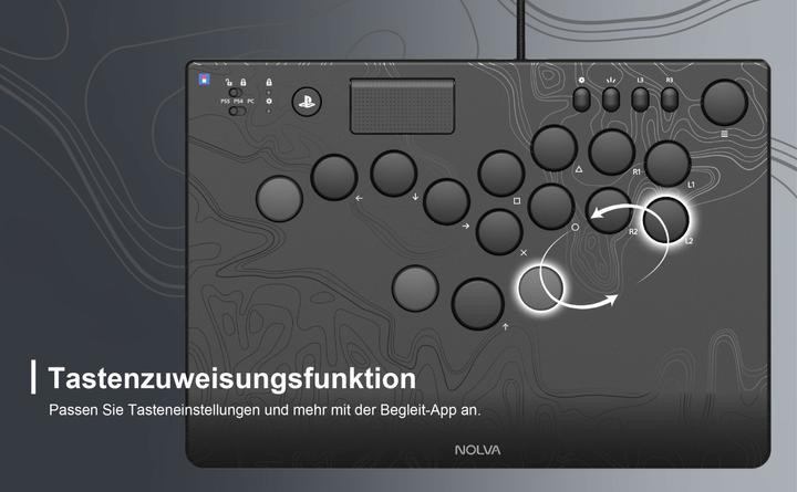 Produktbild HORI NOLVA Mechanical All-Button Arcade Controller (PC, PS5)