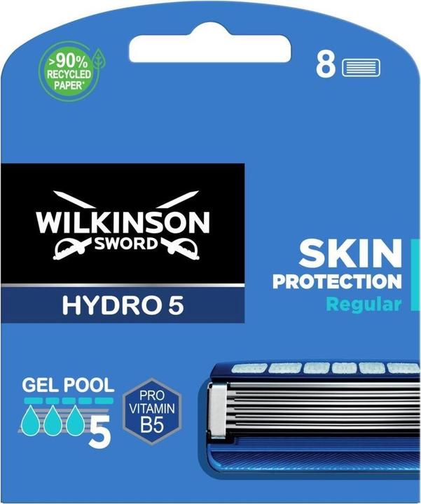 Wilkinson 10x Men Scheermesjes Hydro 5 Skin Protection 8 stuks (8x)