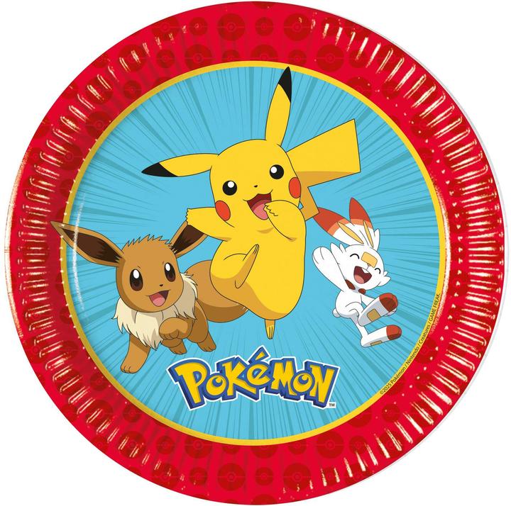 Image du produit Procos Pokémon Pappteller 20 cm (8x)