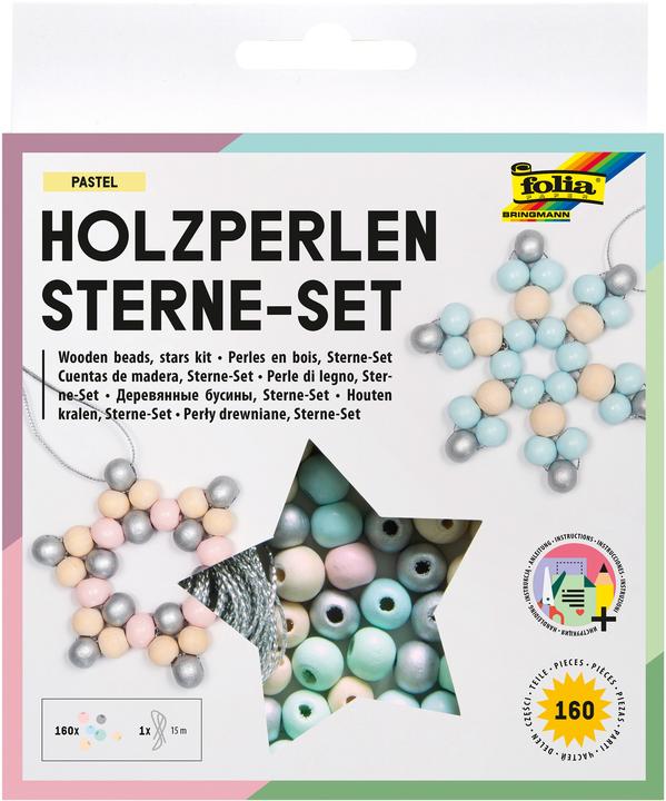 Produktbild Folia Holzperlen Sterne