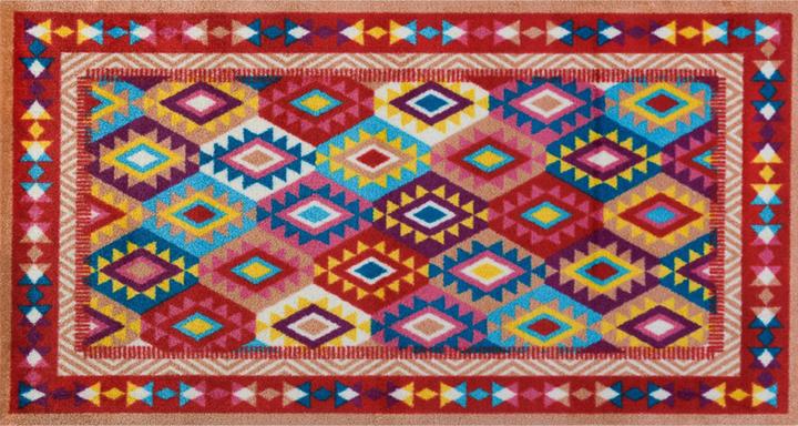 Wash + Dry Carpet Santa Fe, Red 70 mm x 120 cm (70 x 120 cm)