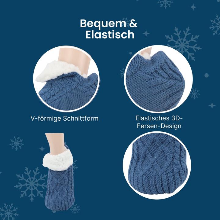 Actual product image Hermex Slippers size 39-42 winter socks cosy socks fuzzy socks slippers (40)