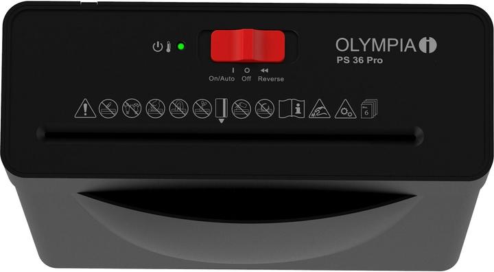 Produktbild Olympia Aktenvernichter PS 36 Pro schwarz (Streifenschnitt)