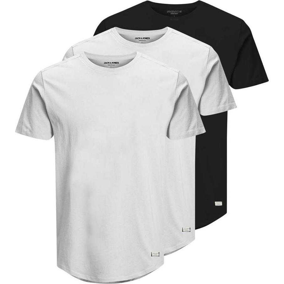Jack & Jones, Herren, Shirt, Noa, Schwarz, Weiss, (M)