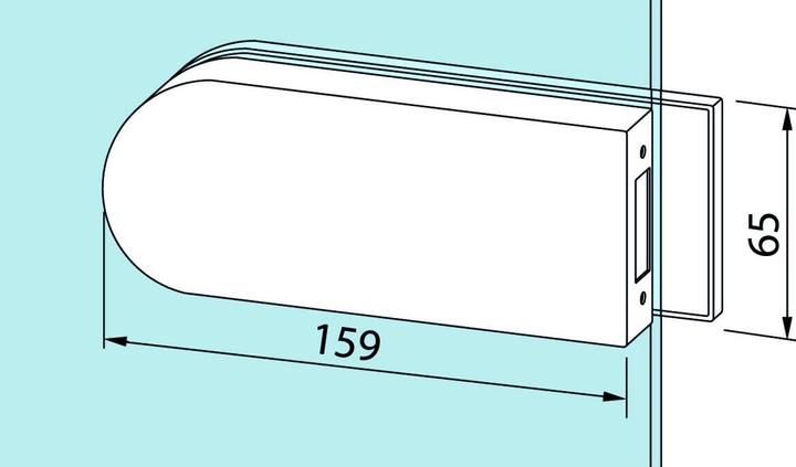 Actual product image Dormakaba Counter box Studio Rondo