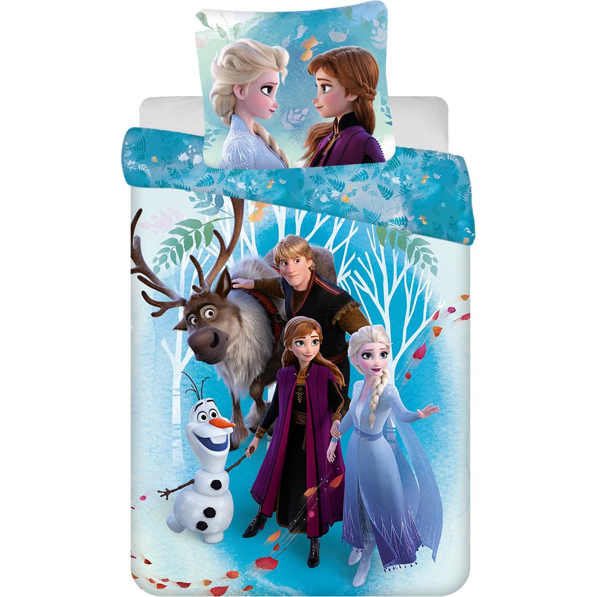 Thumbnail - Tinisu, Kinderbettwäsche, Frozen 2 Bettwäsche - weiche Baumwolle 160x200 cm Kissen und Decke