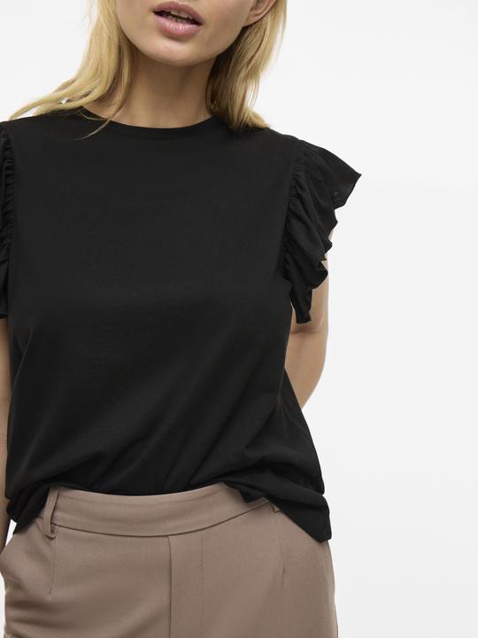 Immagine prodotto Vila VISUMMER Rundhals Oberteil mit angeschnittenen Ärmeln (M)