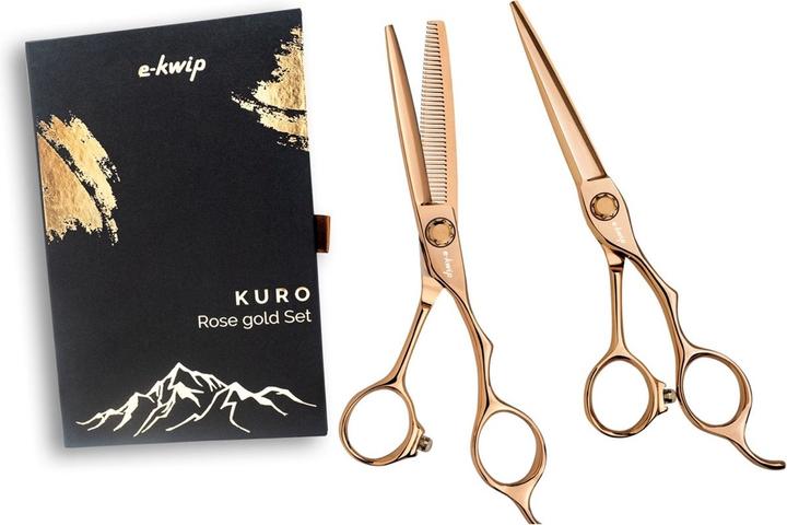 Image du produit E-kwip Kuro SET 5.5" Ciseaux à cheveux et Mo (13.97 cm)