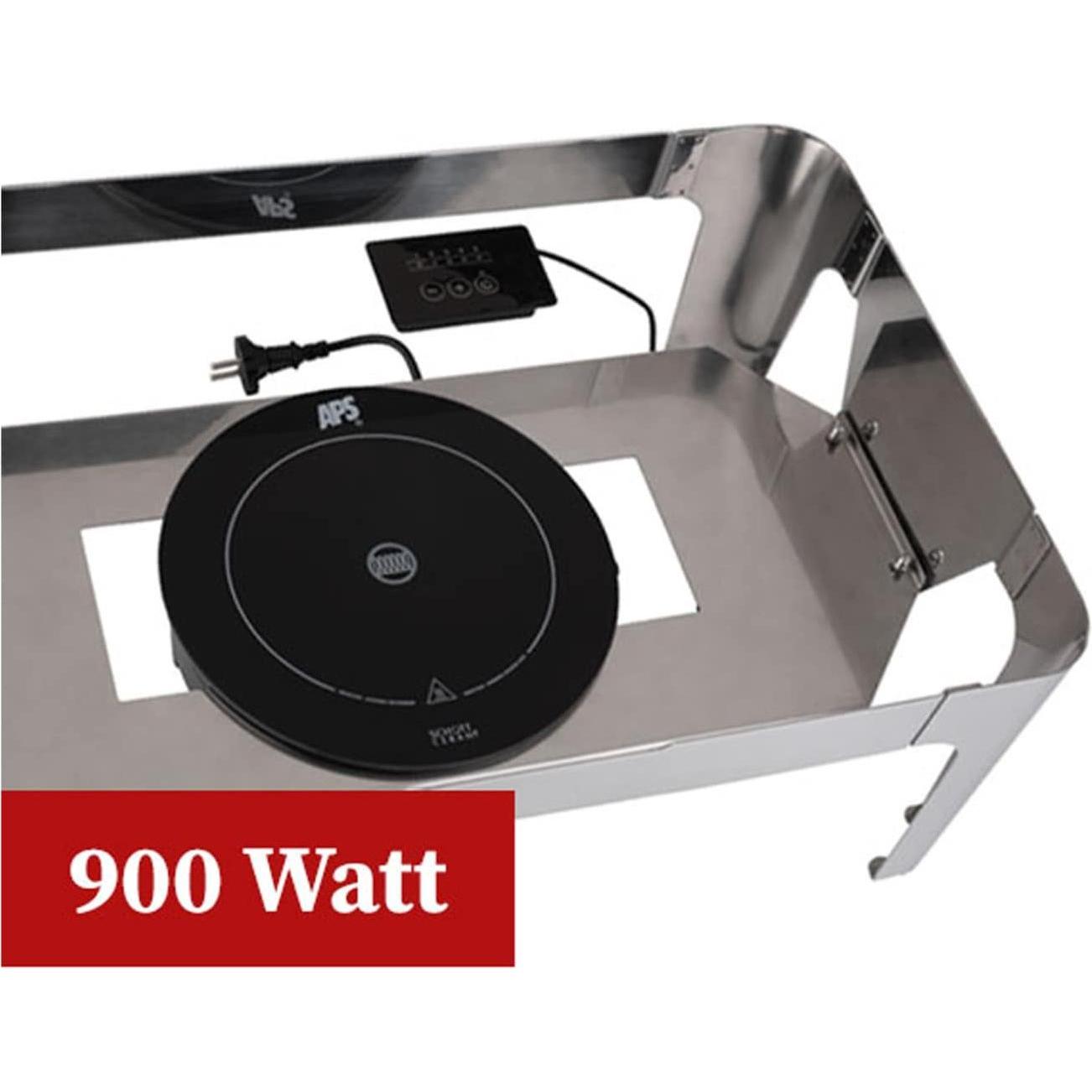 Thumbnail - APS Induktionsplatte für Chafing Dish, 24cm, Kochplatte, Schwarz