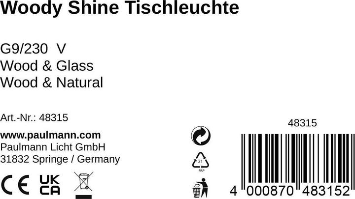 Productafbeelding Pauleen Houten Glans (G9)