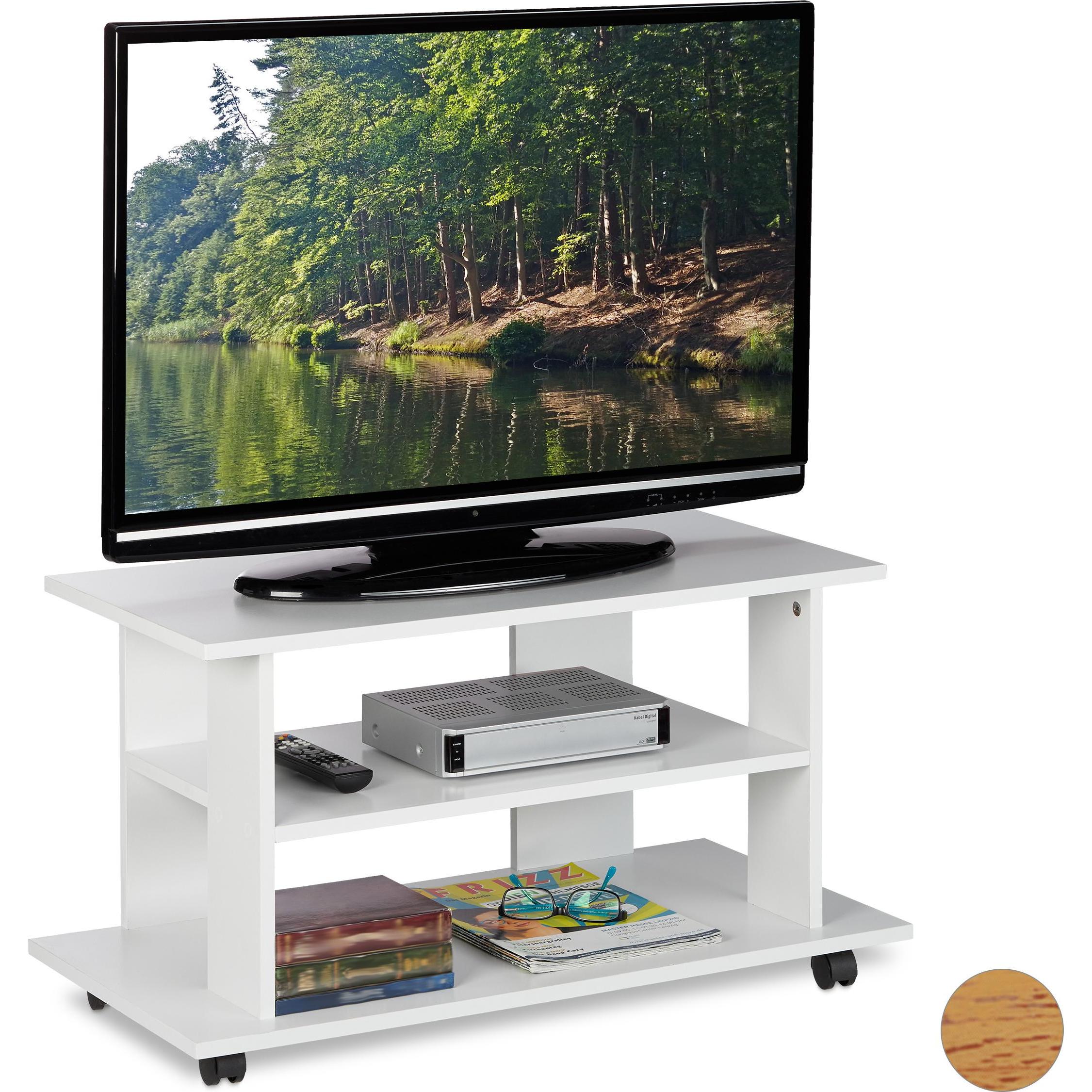 Relaxdays, TV-meubilair, TV-raad (80 x 40 x 45 cm)