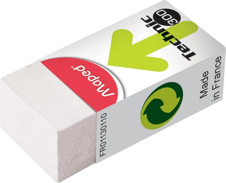 Actual product image Maped Plastic eraser Technic 300, cardboard protective sleeve