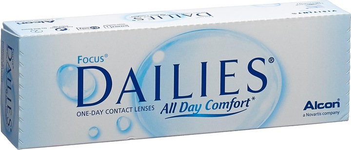 Actual product image Dailies All Day Comfort, spherical (30 Piece, Daily lens, Spherical)