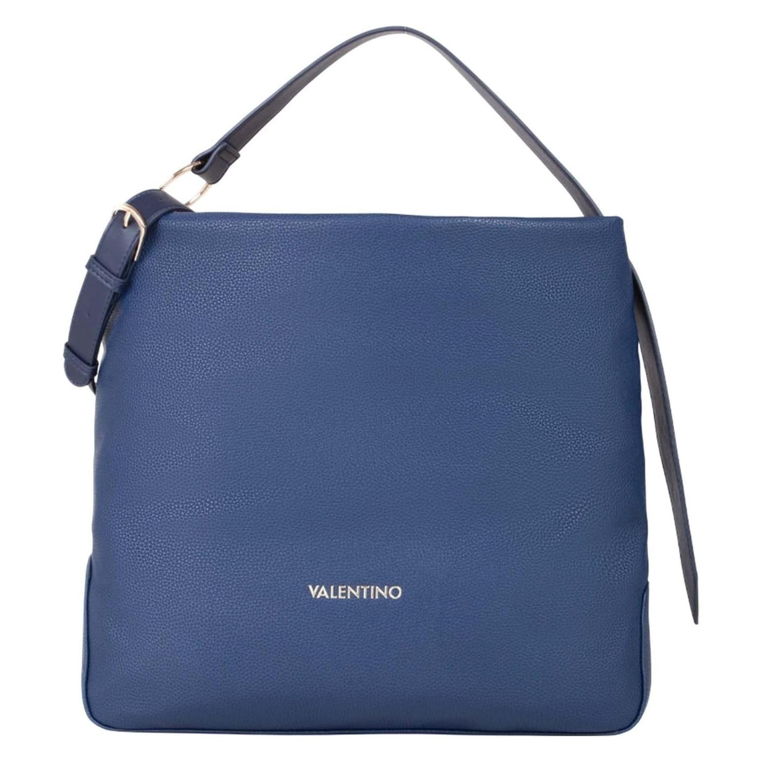 Valentino, Vrouwen, Handtas, Peonies Re Hobo Tas, Perfekter Täglicher Begleiter Mit Viel Platz Und Komfort, Blauw