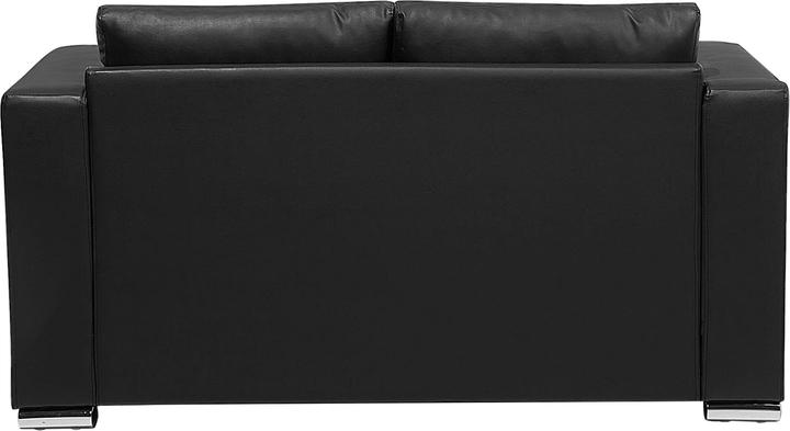 Produktbild Beliani 2-Sitzer Sofa Leder schwarz HELSINKI (2-Sitzer)