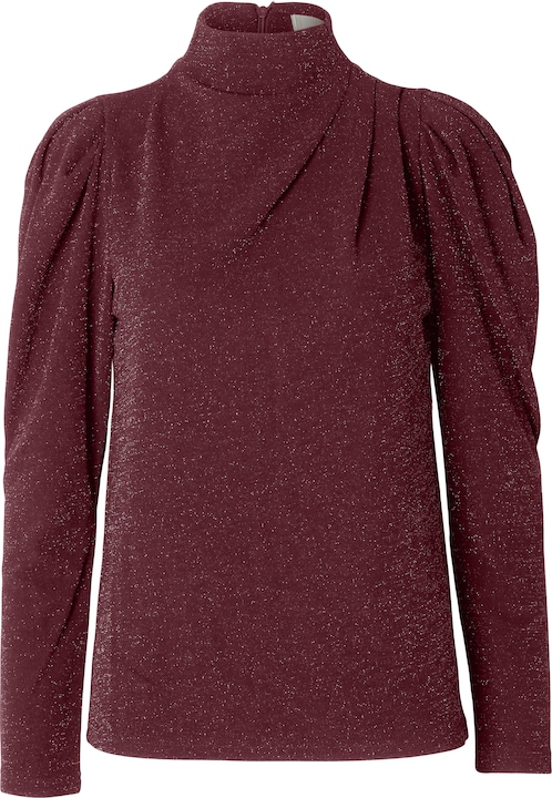 Selected Femme Drapiertes Oberteil mit langen Ärmeln (XL)