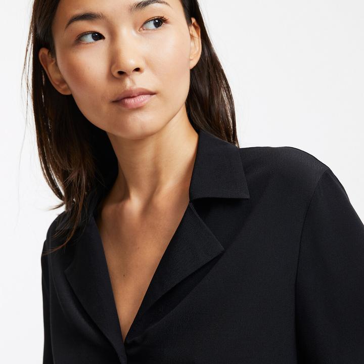 Produktbild La Redoute Collections Kurzärmelige Bluse mit Reverskragen (38)