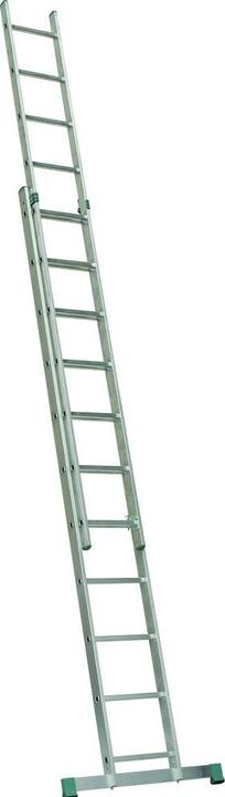 Puag Schiebeleiter 2 x 11 Sprossen (Regalleiter, 313 cm)