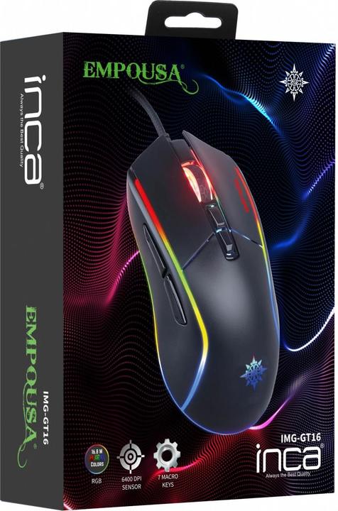 Image du produit Inca RGB Macro Keys Professional Gaming Mouse (Filaire)