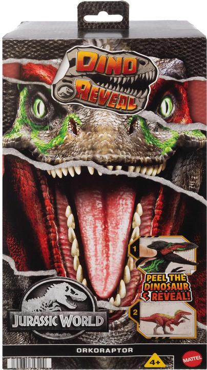 Produktbild Mattel JURASSIC WORLD DINO REVEAL DELUXE Orkoraptor