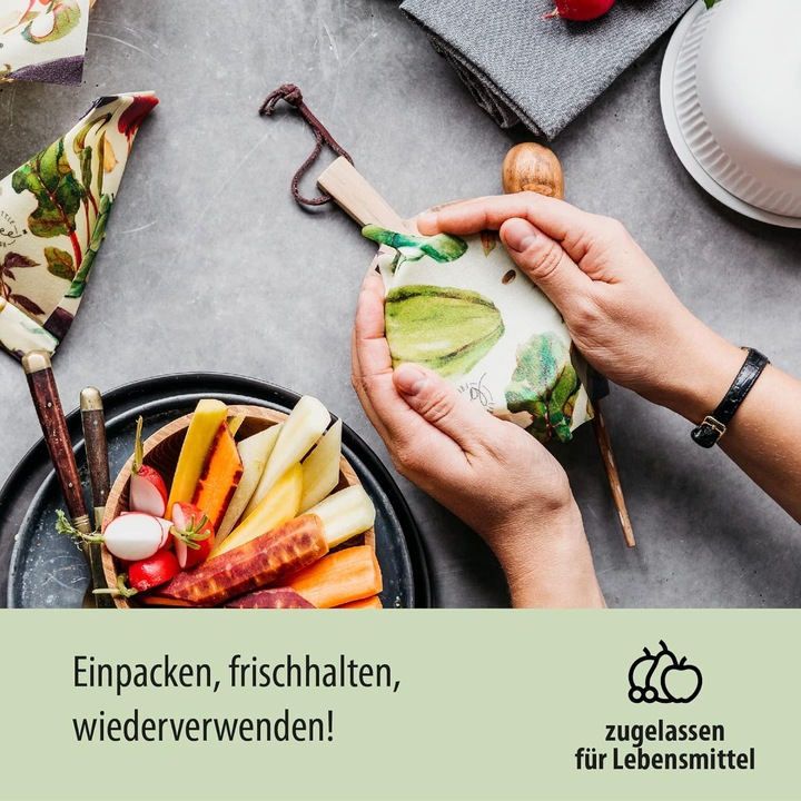 Produktbild little bee fresh Bio-Bienenwachstücher Starter-Set (3 Stück) (3 x)