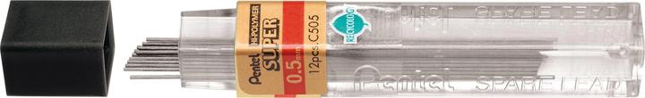 Immagine prodotto Pentel Conduttori a matita Hi-Polymer 120 (12 Pezzo/i, Grigio, 0.50 mm)
