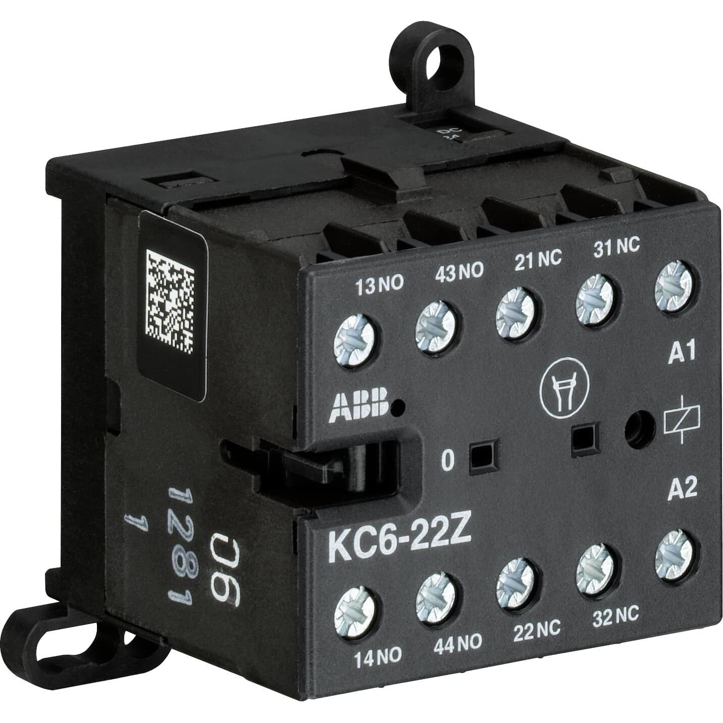 ABB KC6-22Z-04 Kleinhilfsschütz 110-125VDC GJH1213001R0224, Relais