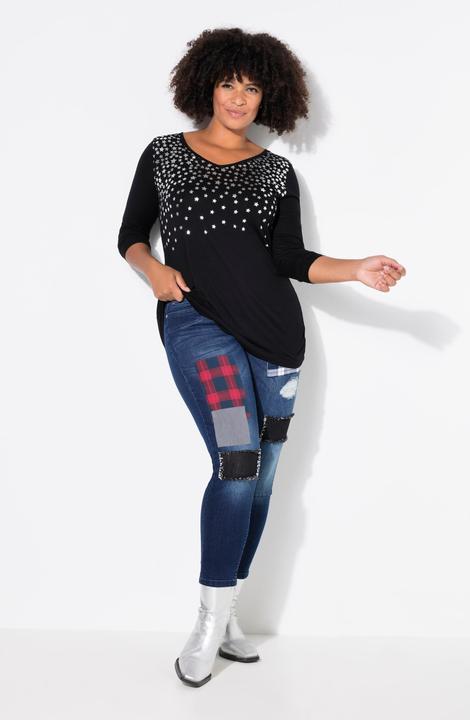 Produktbild Angel of Style Jeans, Patches, Destroy-Effekte, 5-Pocket (56)