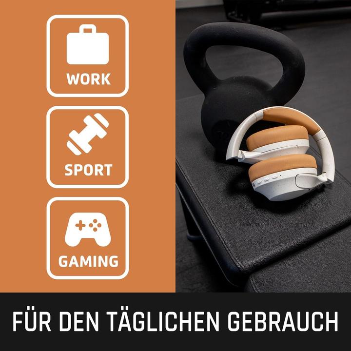 Actual product image Lenco Bluetooth headphones HPB-830GY grey ANC, APK (ANC, 60 h, Wireless)