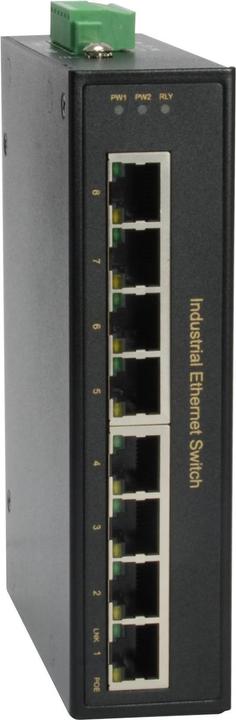 Image du produit LevelOne IFP-0801 Commutateur industriel Fast Ethernet PoE 8 ports 4 sorties PoE 802.3at PoE+ 126W (8 Ports)