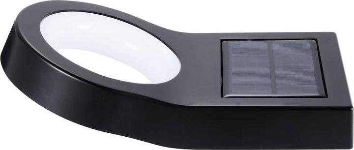 Image du produit Sygonix SY-5653638 Applique murale solaire d'extérieur avec détecteur de mouvement Blanc neutre Noir (200 lm, IP44)