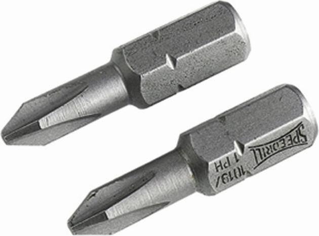Ironside 244429 2 Stück Bits PH 1 x 25mm (Kreuz Phillips PH)