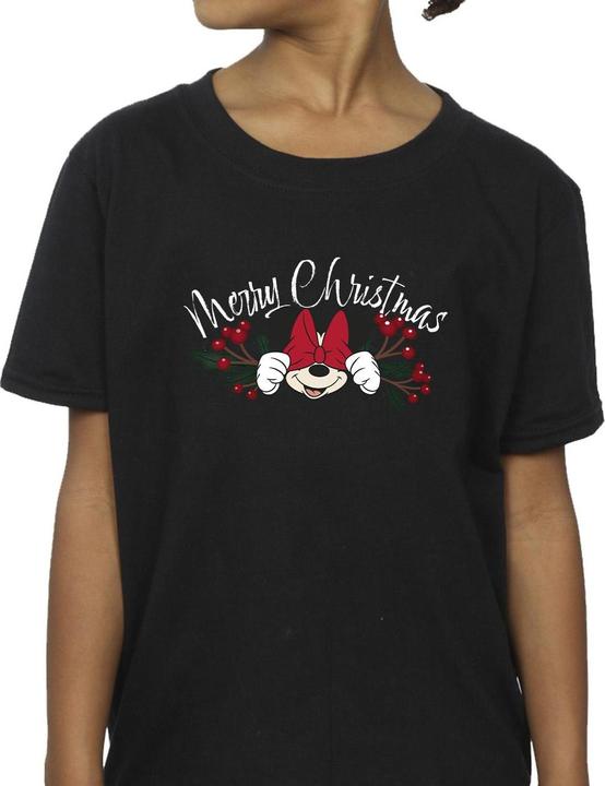 Immagine prodotto Disney Minnie Mouse Christmas Holly Maglietta Ragazze (152, 158)